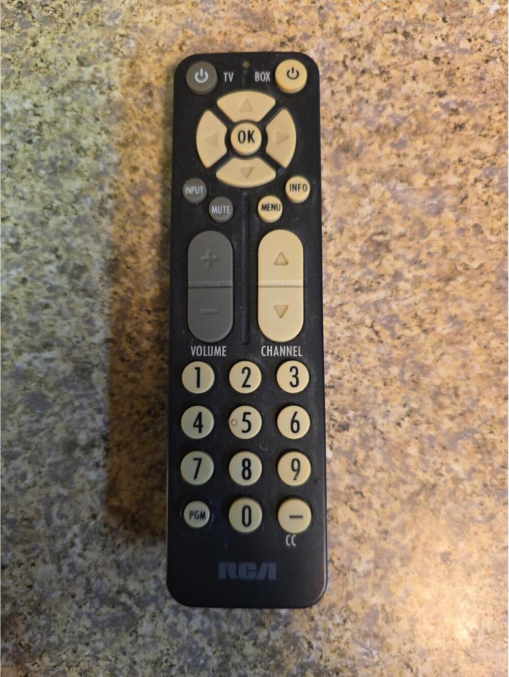 RCA XY-2300 Remote Control For TV Converter Box OEM Very Good